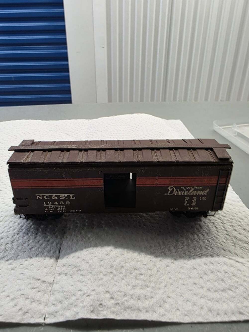 HO Scale Boxcar Shell NC&StL Dixieland #19439 Body